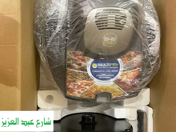 ✨ عرض لا يُعوض: قلاية هوائية De'Longhi ديلونجي جديدة بالكرتونة! لم تستخدم أبدًا!