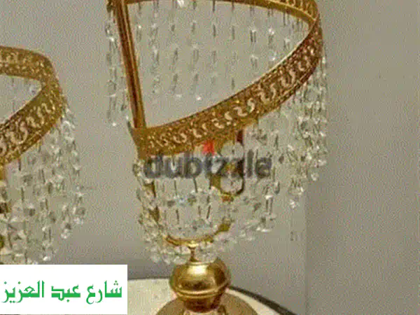 فازة عروسة مضيئة فاخرة بحالة ممتازة | قطعة ديكور فريدة تضيء منزلك