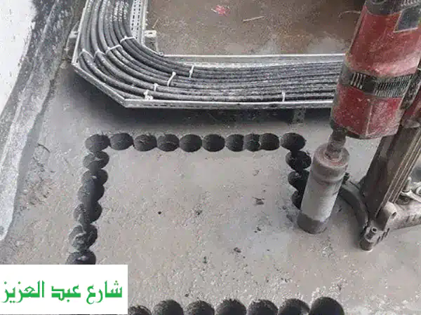 شركة النور: قص خرسانة، دريل تخريم، فتحات كور |...