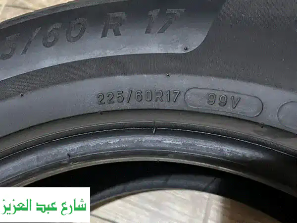 فرصة لا تعوض! 3 فرد كاوتش ميشلان أصلي R17 225/60 | إنتاج 2023 بحالة ممتازة