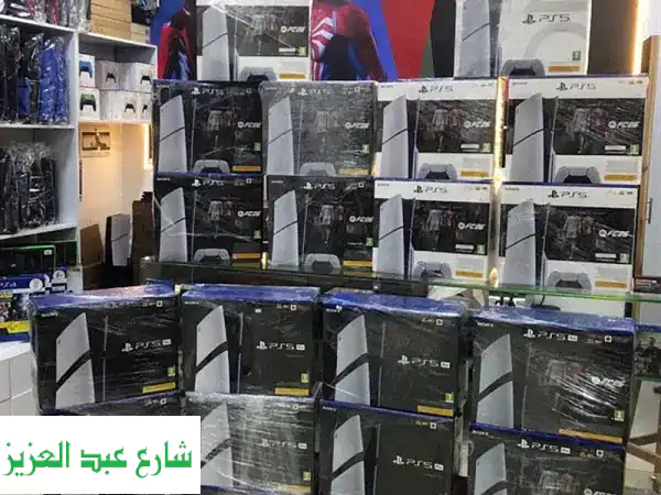 بلايستيشن 5 سليم ديجيتال PS5 Slim Digital + ذراع | قسط مريح | عرض فرع QK الدقي الجديد