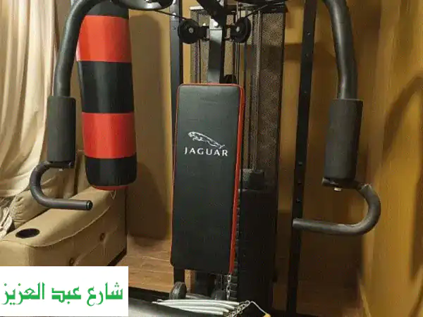 ⚡️ فرصة ذهبية: مالتي جيم جاجور 6 مراحل | جهاز رياضي منزلي متكامل 'لم يستخدم' - ابدأ لياقتك الآن!