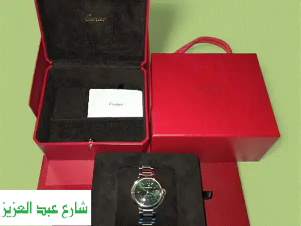 ساعة Cartier Ballon Bleu WSBB0071 مينا أخضر | أصلية 100% بحالة الزيرو...
