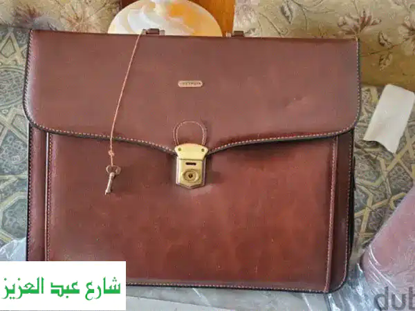 شنطة أوراق جلدية فاخرة Luca Vergani للرجال | أناقة واحترافية لا مثيل لها