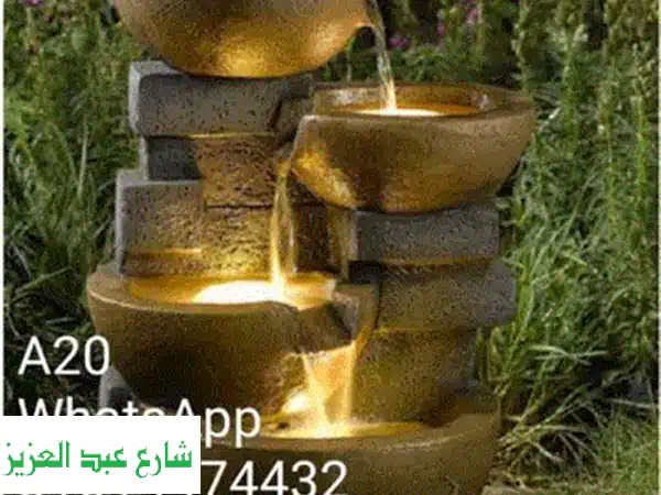 نافورة شلال مياه لمنزلك: سحر الطبيعة وجمال الديكور | شحن وتوصيل لجميع المحافظات!