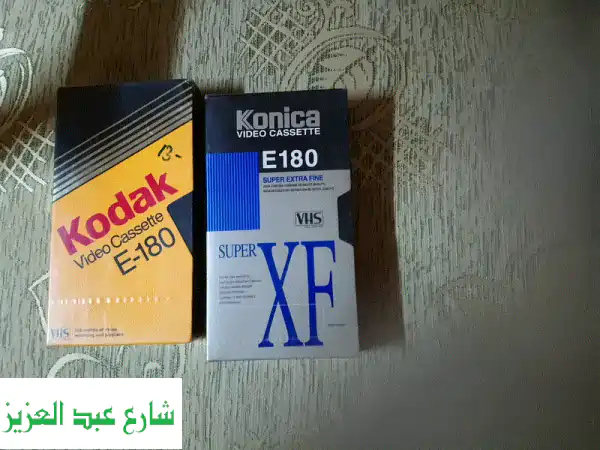 فرصة نادرة: 2 شريط فيديو VHS جديد ومتبرشم -...