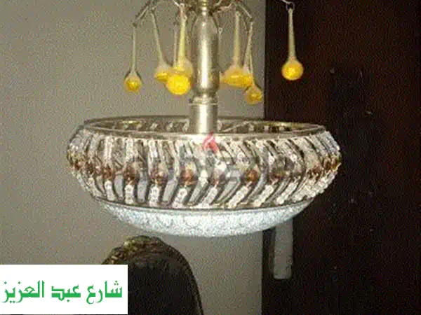 فرصة نادرة! نجفتين كريستال فاخرة استعمال عروسة...