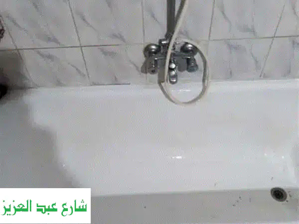 بانيو زهر كلاسيك محمل 160x70: فخامة زمان، متانة تدوم لأجيال! وداعاً للأكريليك والخدوش