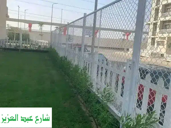 سوار سلك شبك اخضر جميع المقاسات العلب النهايز الاعمده