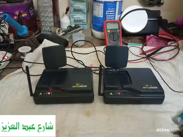 جهاز نقل صوت وصوره لاسلكي AV Linker (Sender & Receiver)