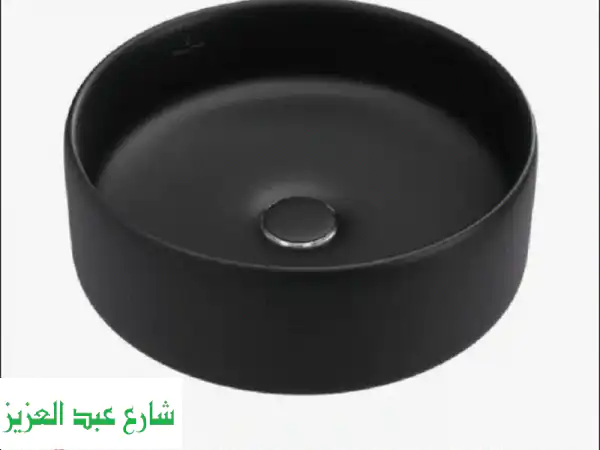 حوض حمام أسود فاخر Villeroy & Boch صب واي 44 سم | تصميم...