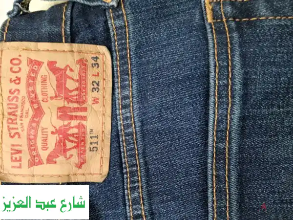 بنطلون ليڤايز 511 جينز رجالي جديد | أصلي وارد...