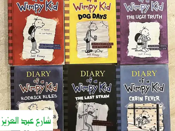 6 Diary of a Wimpy Kid books