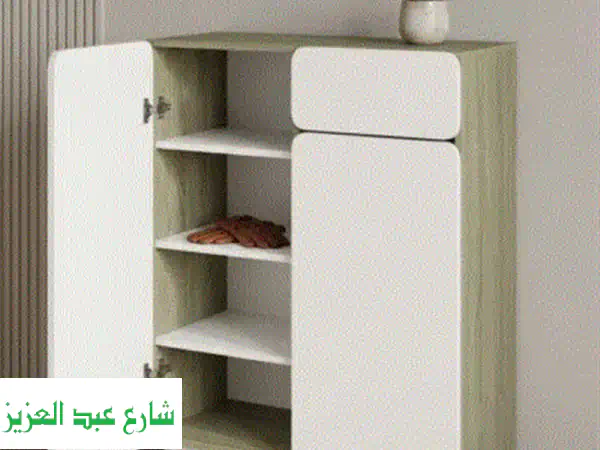 جزامة مودرن كيرفي ⁦⁦7⁩⁩ رفوف خشب مميز  تسليم فوري