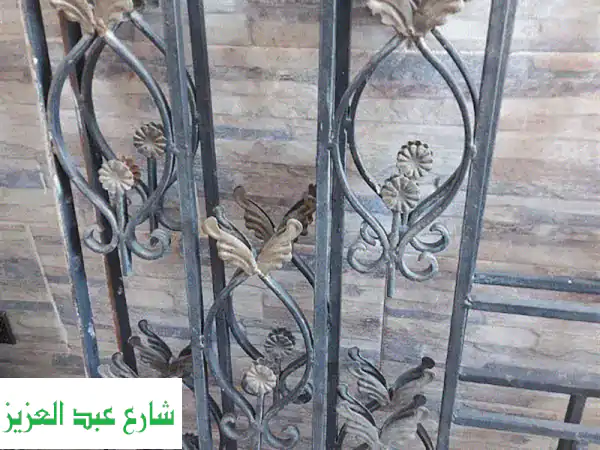 حماية أكيدة لمنزلك! 2 برواز حديد ثقيل للشبابيك 140x110 سم...