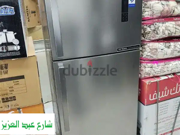 فرصة ذهبية! ثلاجة فريش 16 قدم كسر زيرو بضمان | نوفروست، بلوتوث، تحكم ديجيتال