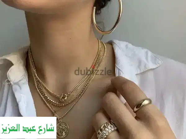 فرصة ذهبية: براند إكسسوارات ستانلس 316L مطلي ذهب...