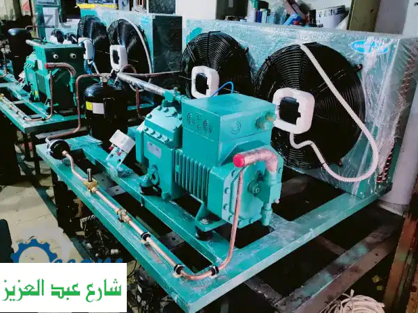 ماكينات تبريد وتجميد بكل مشتملاتها وكويل و...