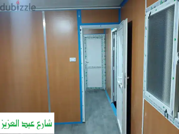 كرفان 3*9 غرفتين بحمام بأوفيس جاهز علي التحميل