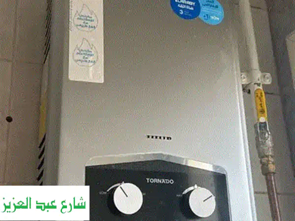 فرصة لا تفوت! سخان تورنادو كهربائي مستعمل شهر واحد فقط - كأنه جديد بخصم هائل (ماونتن فيو هايد بارك)