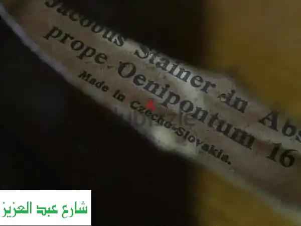 Old Violin Jacobus Stainer size 7u002 F8 كمانجه قديمه ماركة شتاينر مقاس