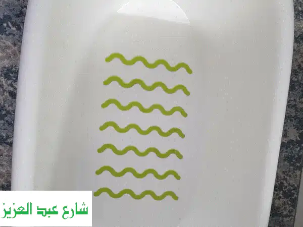 بانيو أطفال ايكيا LÄTTSAM (أبيض/أخضر): استحمام آمن...