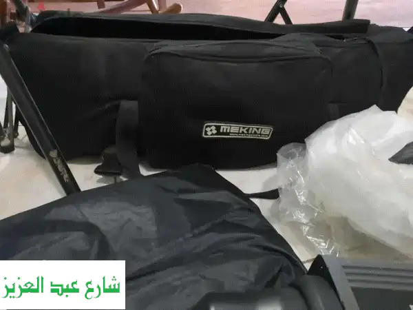 طقم إضاءة استوديو احترافي متكامل 350W: ستروب ديجيتال | تصوير مبهر | شحن مجاني!