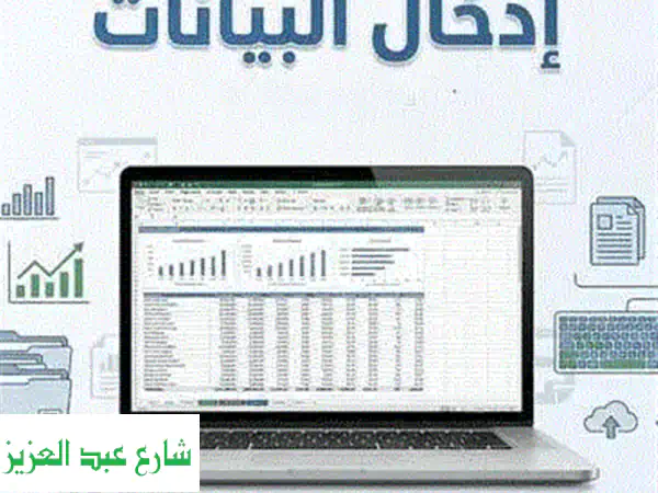 مدخل بيانات محترف: تنظيم وإدخال بياناتك بدقة وسرعة...