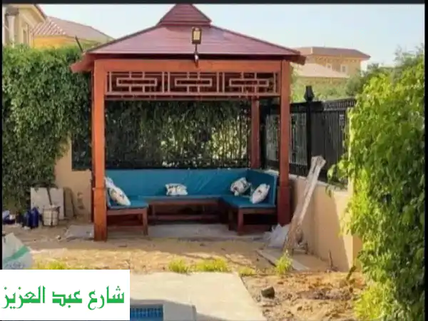 برجولات خشبيه معاينه مجانا