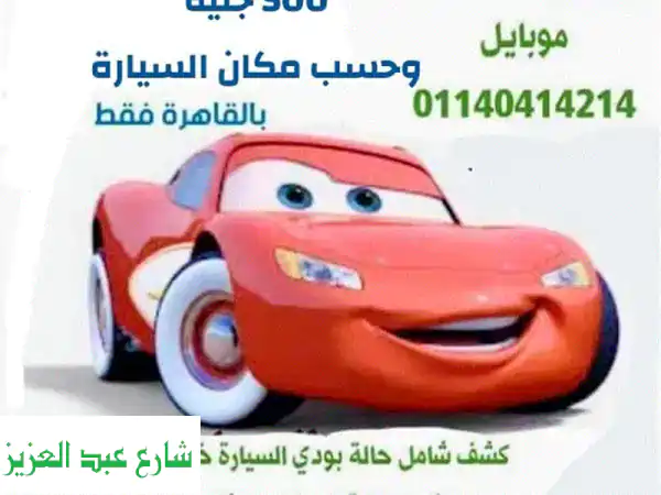 كشف وفحص السيارات في مكانها قبل الشراء