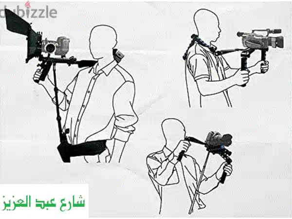 حامل كاميرا بجزام تحمل شاق Heavy Duty