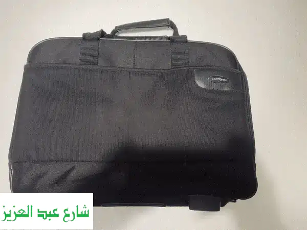 Black Samsonite 2 Wheel Luggage Case