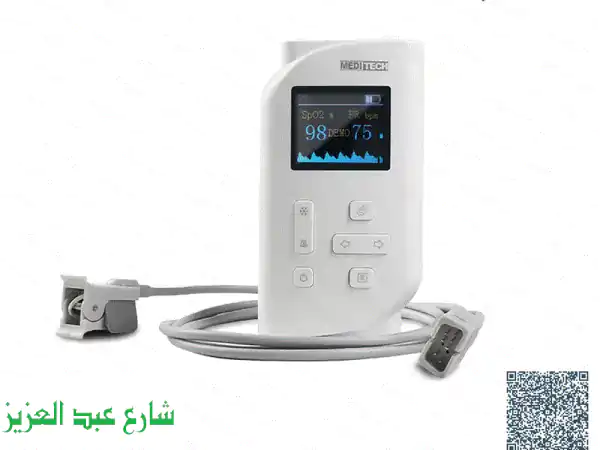 جهاز الأكسجين والنبض الاحترافي SpO₂ & PR: دقة...
