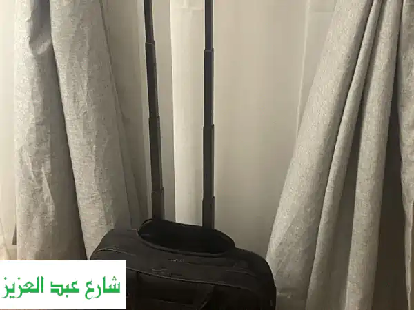 Black Samsonite 2 Wheel Luggage Case