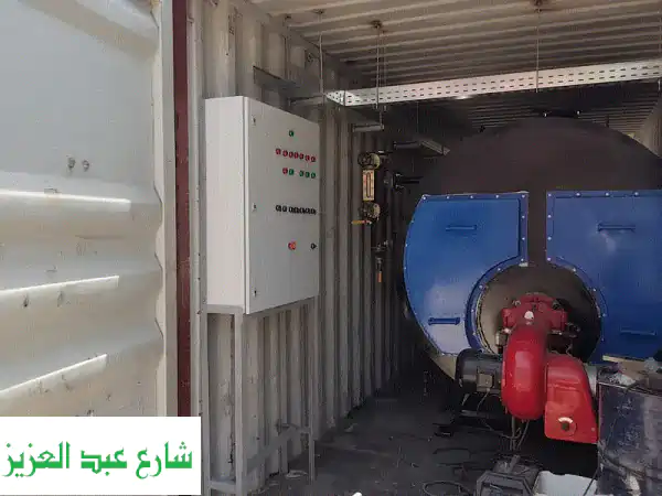 محطة بخار متنقلة 2 طنu002 Fساعة تعمل بالغاز...