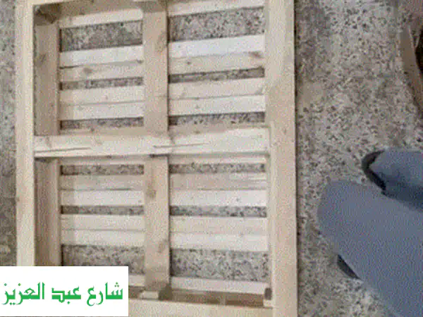 أفضل بالتات خشب سويدي جديدة 100x120 سم بقطور الغربية | جودة أولى، تبخير وختم معتمد للمصانع