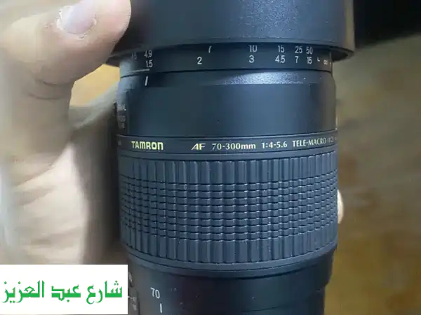 فرصة لا تعوض: عدسة تامرون Tamron 70-300mm احترافية بحالة ممتازة - للبيع العاجل لسفرك!