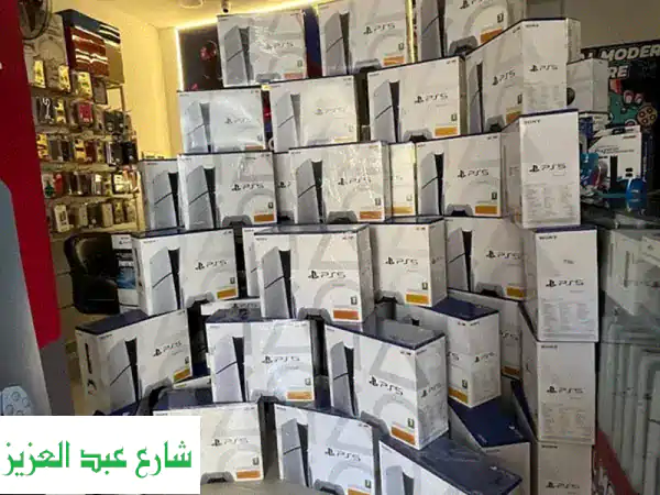 Playstation 5 slim بلايستيشن جديد  PS5 سي دي سلم ضمان 6 شهور قسط وكاش