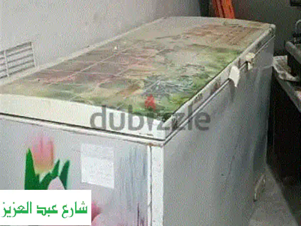 ديب فريزر الاسكا بحاله جيدة جدا تم تنزيل السعر...
