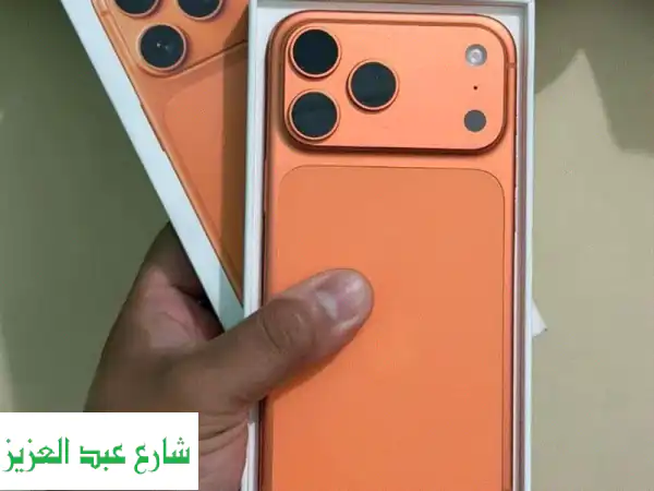 حصرياً: 17 Pro Max 256GB أصلي 100% | معفى ضريبة وتقسيط مريح!