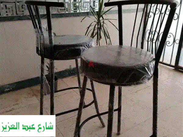 كراسي رتان بلاستيك بيور