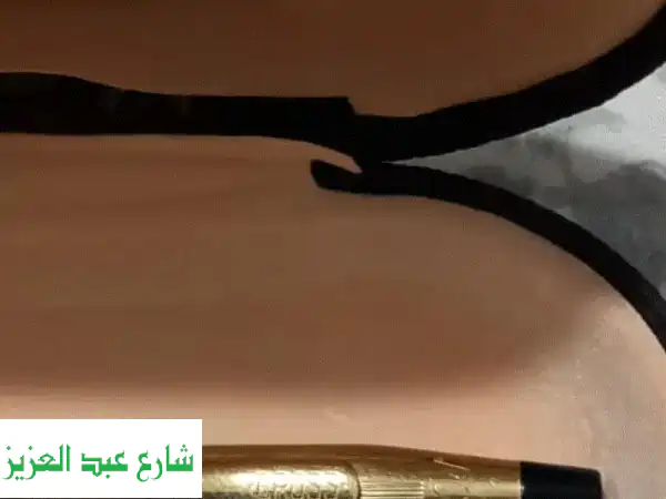 طقم أقلام كروس ذهبي أمريكي أصلي بحالة ممتازة | Cross Pen Set