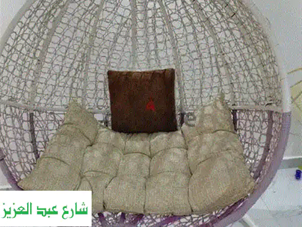 فرصة لا تعوض! مرجيحة عش عصفور معلقة فاخرة – تتحمل 180 كجم | للبيع بالإسكندرية (سعر نهائي)