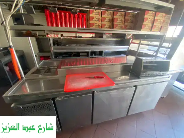 تلاجه كونتر جزيره مستورده ٢ متر ونص ف متر ٢٠ عمق