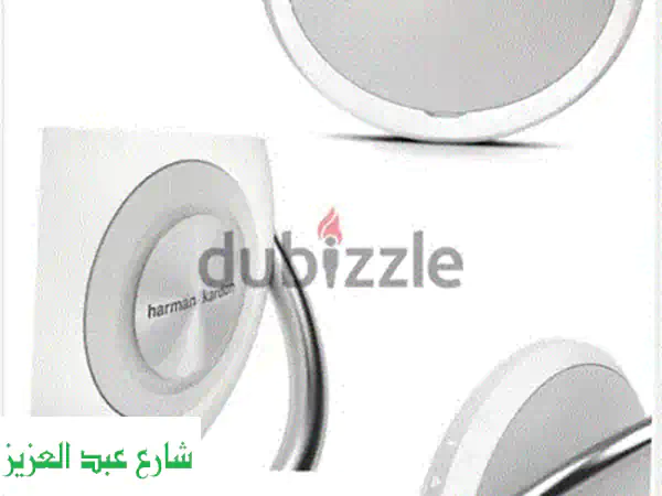 فرصة ذهبية: سماعة Harmon Kardon Omni 10 بيضاء جديدة بالكرتونة - صوت استثنائي (لم تستخدم!)