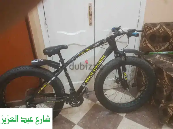 عجلة دبابة كاوتش عريض مقاس 26
