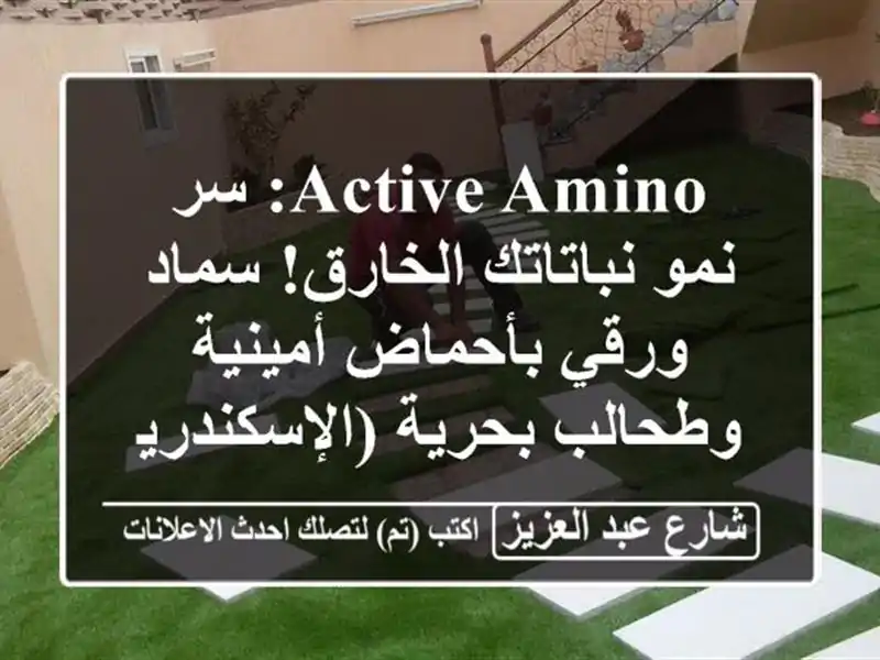 Active Amino: سر نمو نباتاتك الخارق! سماد ورقي بأحماض...