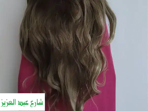 تألقي بسحر خاص: باروكة شعر طبيعي بلوند طويلة -...