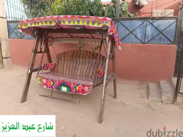 مرجيحه خشب 3 فرد  الشحن مجانا