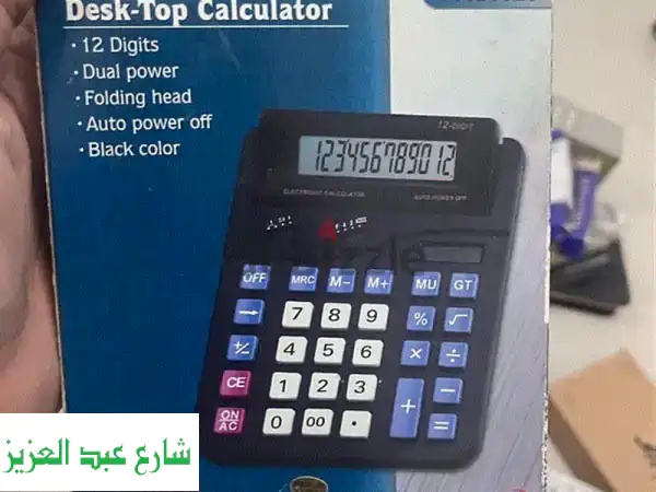 آلات حاسبة جديدة وبطارياتها الأصلية: حلول فورية لعملك ودراستك!